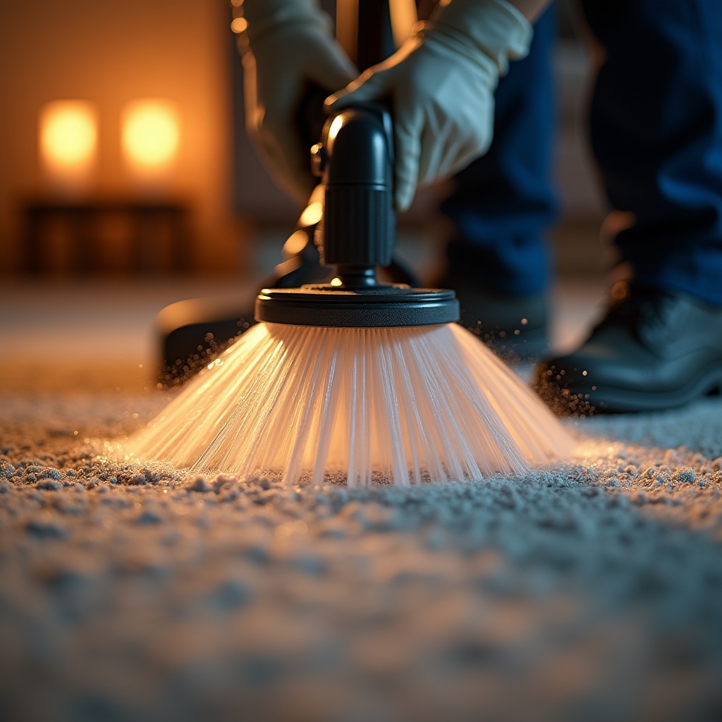 Hot water extraction cleaning equipment